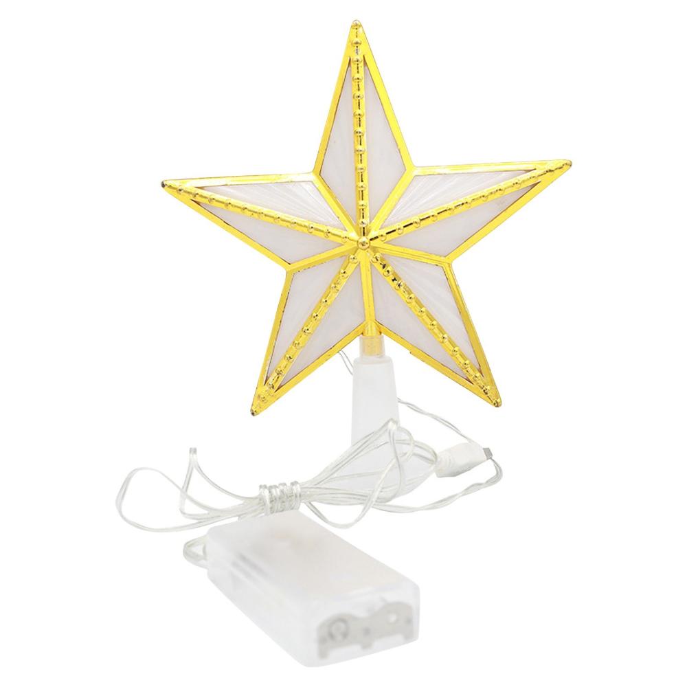 Christmas Tree Lighted Star Tree Topper USB & Battery Powered LED Treetop for Xmas Tree Party Decoration Gold |  Holiday Supplies Holiday Supplies Gold