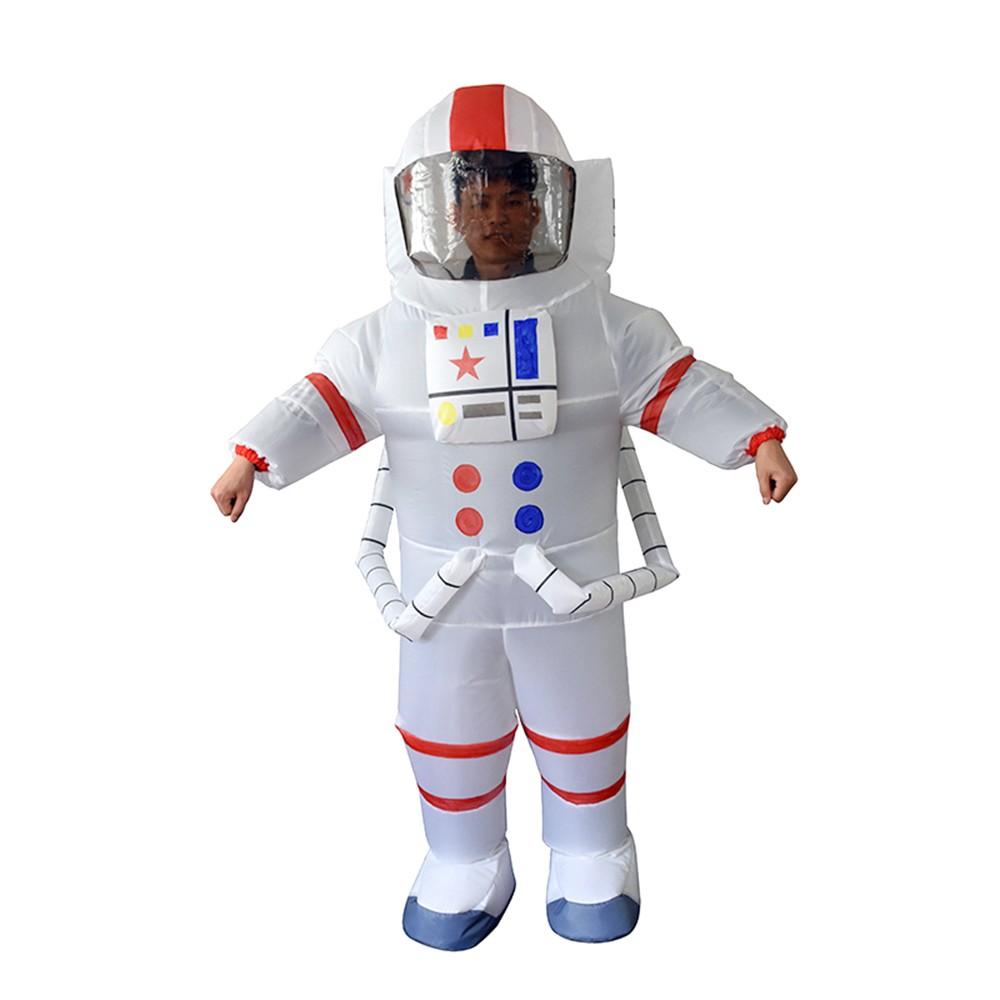 Inflatable Spaceman Costume Blow Up Cosplay Costumes Inflatable Fancy Dress Funny Parent-child Outfit for Halloween Party Stage Performance White1 |  Holiday Supplies Holiday Supplies Holiday Supplies