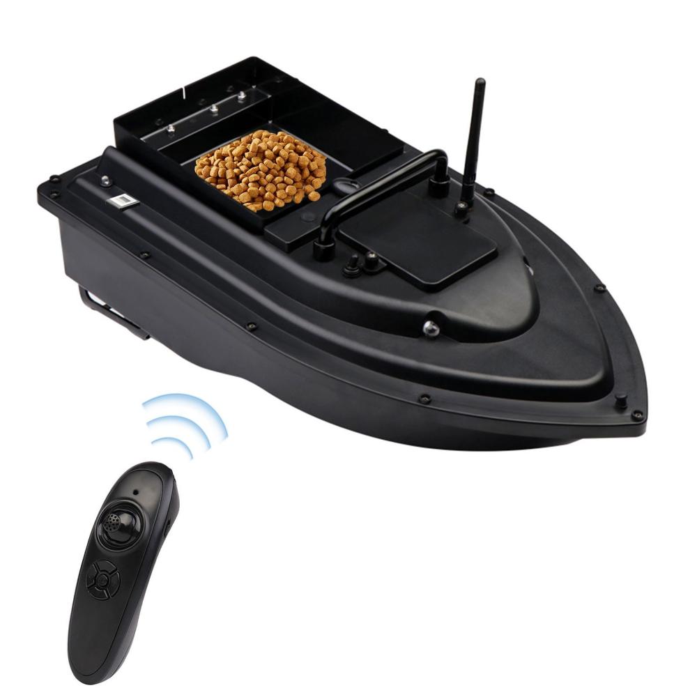 0.75kg Loading 500M Remote Control RC Fishing Bait Boat Fish Finder Double Motor Night Light(12000mah battery) Black1 |  Boats Boats Black1