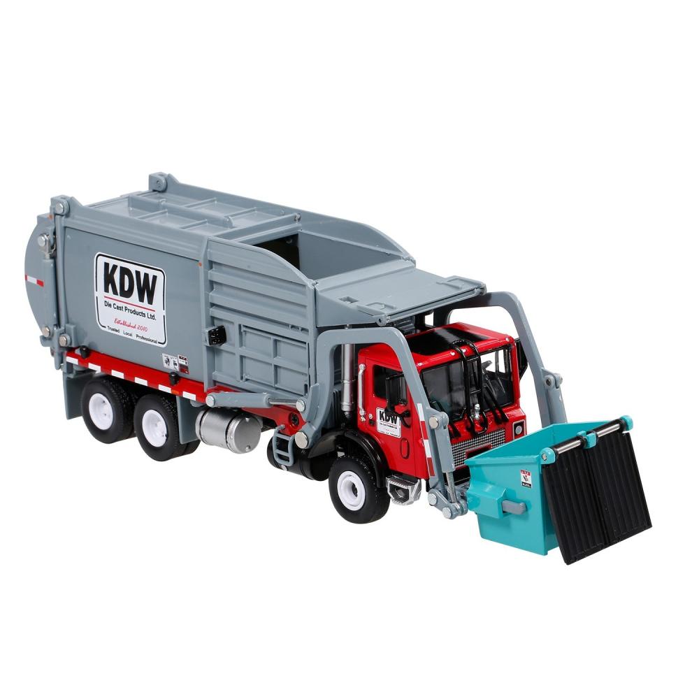 1:24 Alloy Diecast Barreled Garbage Carrier Truck Waste Material Transporter Vehicle Mod Collector Hobby Toys Red |  Cars Cars Cars