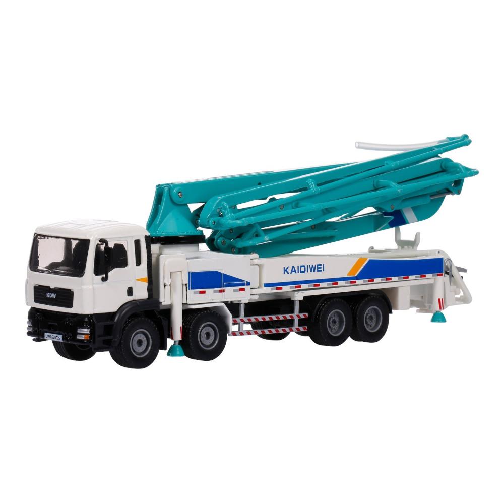 1:55 Alloy Car Truck Model Concrete Pump Truck Adult Metal Ornaments Children’s Christmas New Year Gift Toys White |  Cars Cars Cars