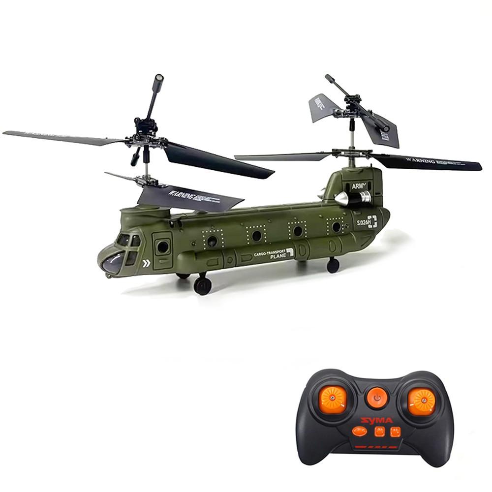 2.4G 3CH Dual Propellers Fixed Height Simulation Remote Control Military Transport Helicopter Green |  Helicopters Helicopters Green