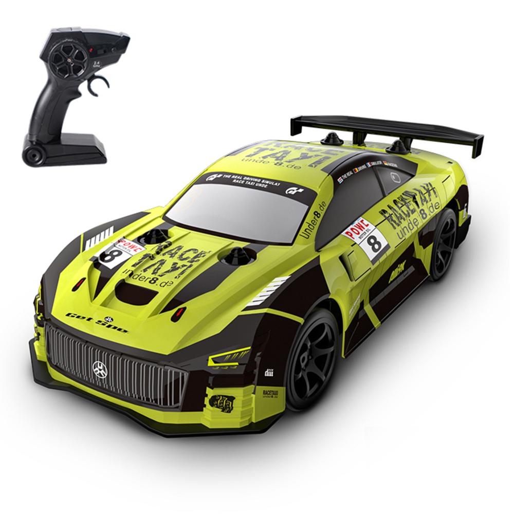 2.4GHz 1/20 Remote Control Drift Car Remote Control Race Car with Colorful LED Light Yellow |  Cars Cars Cars