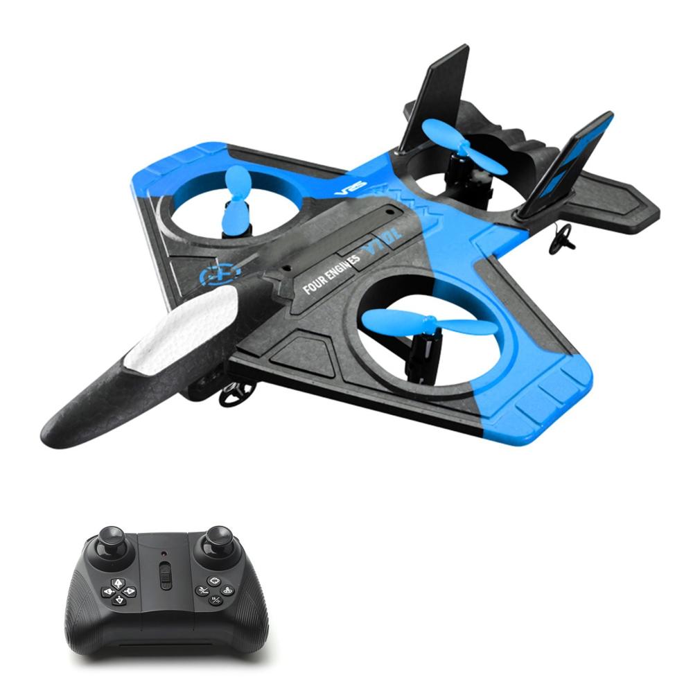 2.4GHz 480P Camera RC Airplane RC Plane Gliding Aircraft Flight Toys with Function 360° Tumbling One Key Return Blue1 |  Airplanes Airplanes Airplanes