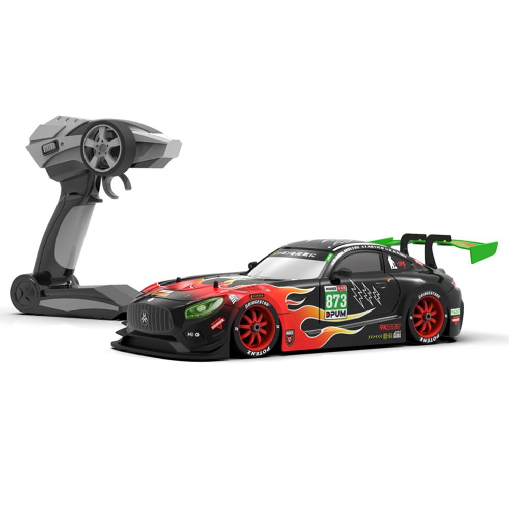 2.4GHz 4WD 1/16 Remote Control Car Remote Control Race Car Tires Replaceable with LED Light Black |  Cars Cars Black