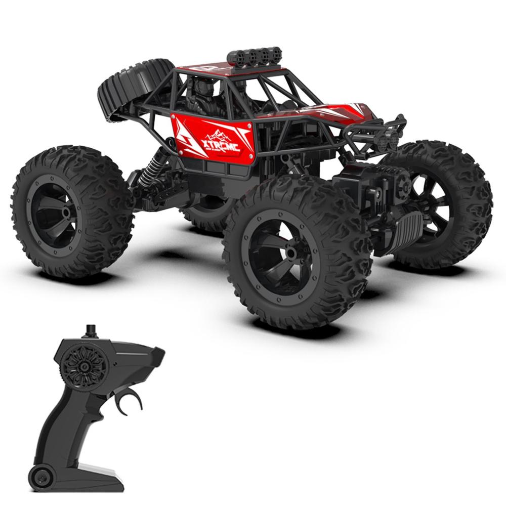 2.4GHz 4WD Off-road Car Alloy Climbing Car Dual Control Mode with Remote Control Watch Red |  Cars Cars Cars