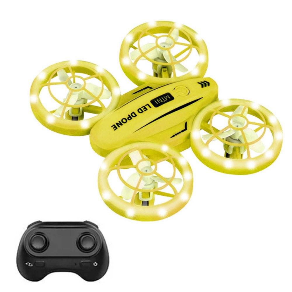 2.4GHz Remote Control Stunt Quadcopter with LED Lights Headless Mode Yellow |  Quadcopter Quadcopter Quadcopter