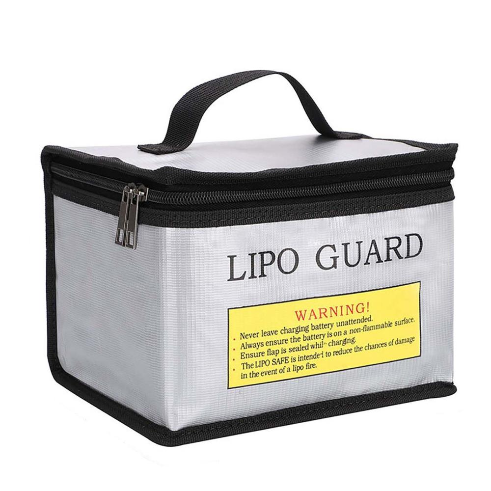 215*145*165mm High Quality RC LiPo Battery Safety Bag Glass Fiber Safe Guard Silver |  Li-Poly Batteries Batteries & Chargers Li-Poly Batteries