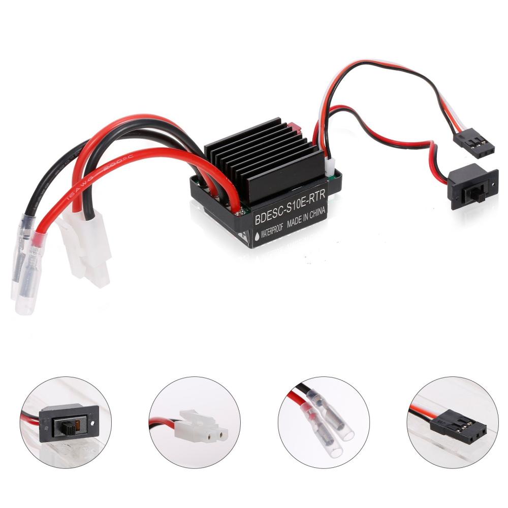 320A ESC Brushed Forward Reverse Electric Speed Controller with Brake Multicolor |  Car Parts Car Parts Car Parts