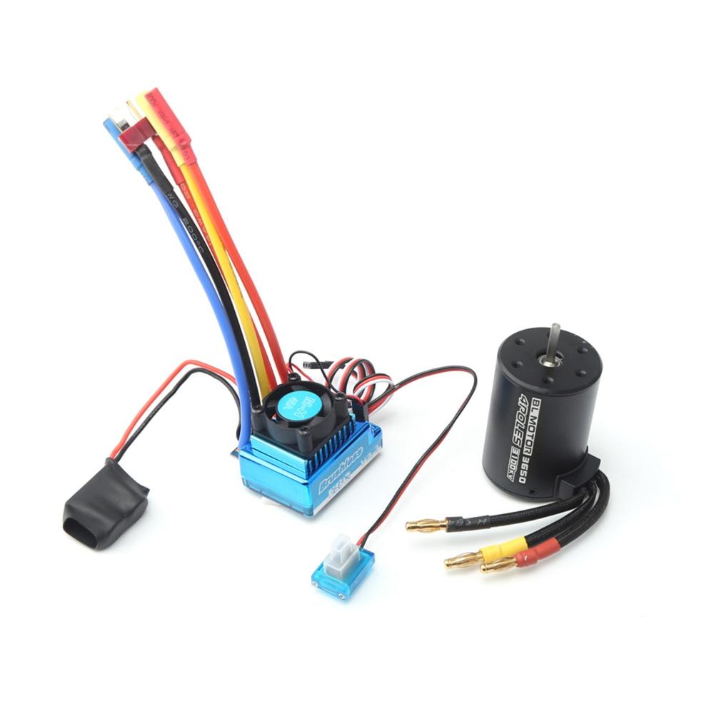 3650 Brushless Motor 3100KV with 120A Brushless ESC for 1/8 1/10 RC Car RC Boat Part  |  Car Parts Car Parts Car Parts