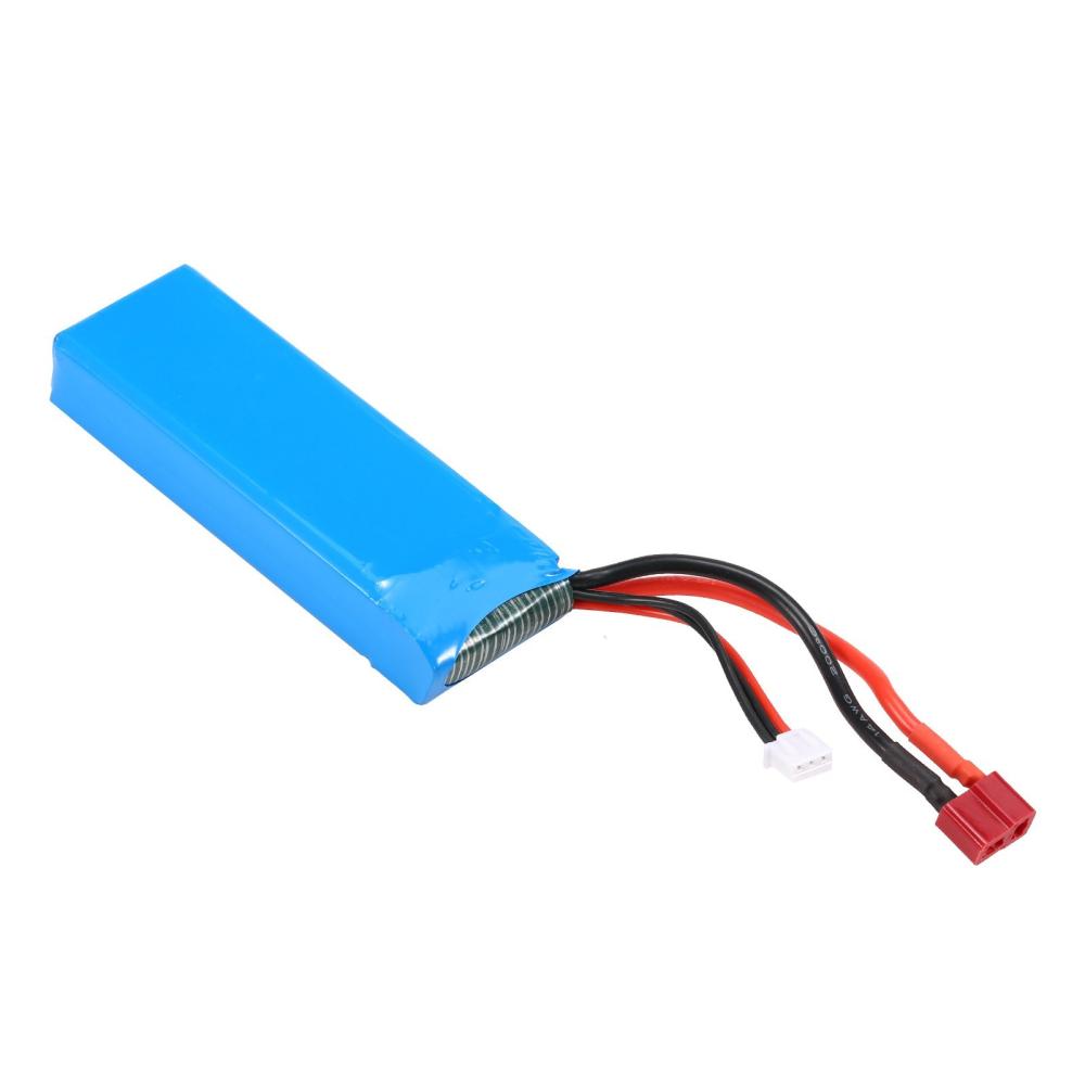 7.4V 3800mAh  Lithium Battery Compatible with Wltoys Car 124019 124018 104001 1/10 1/12 RC Car Blue |  Car Parts Car Parts Blue