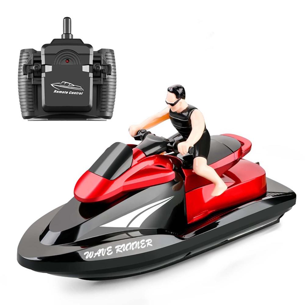 809 2.4Ghz RC Motorboat RC Boat High Speed Remote Control Boat for Pools Lakes Waterproof Toy for Kids Boys and Girls Red |  Boats Boats Boats