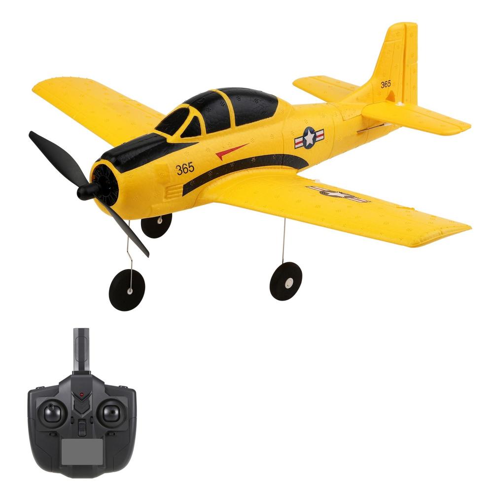 A210 RC Airplane 2.4GHz 4CH 6-axis Gyro RC Plane T28 Aircraft Model Flight Toys Yellow |  Airplanes Airplanes Airplanes