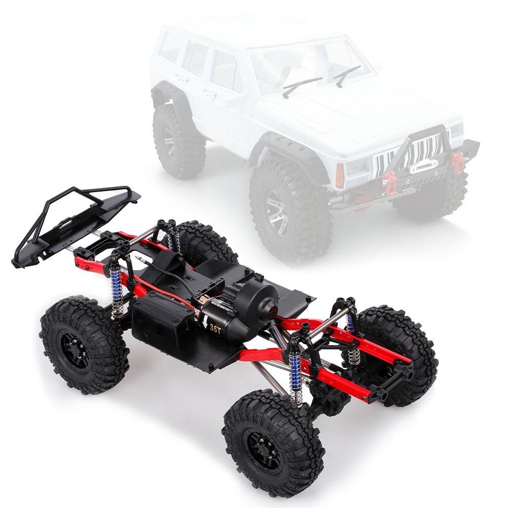 AUSTAR A2X-313C RC Car Chassis with Tires 275mm/10.8inch Wheelbase Chassis Frame 540 35T Motor for 1/10 RC Crawler Car Axial  SCX10 II RC Car Black |  Cars Cars Black