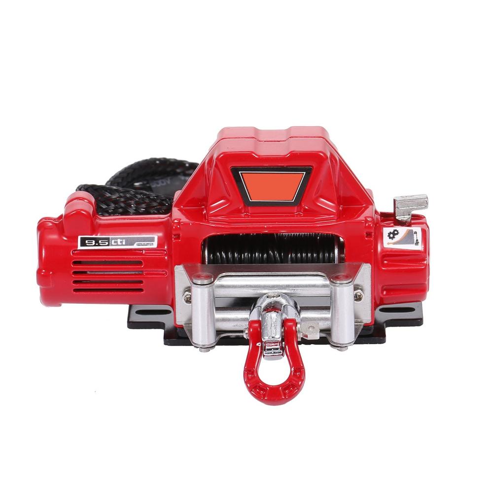 Compatible with 1/10 RC Car Automatic Winch RC Winch Wireless RC Car Decoration Simulated Accessories Red |  Car Parts Car Parts Car Parts