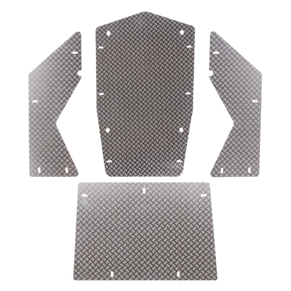 Compatible with Axial Wraith 90018 Aluminium Alloy Engine Hood Panel Roof Panel Side Panel Skid Plate RC Car Body Protector Silver |  Car Parts Car Parts Car Parts