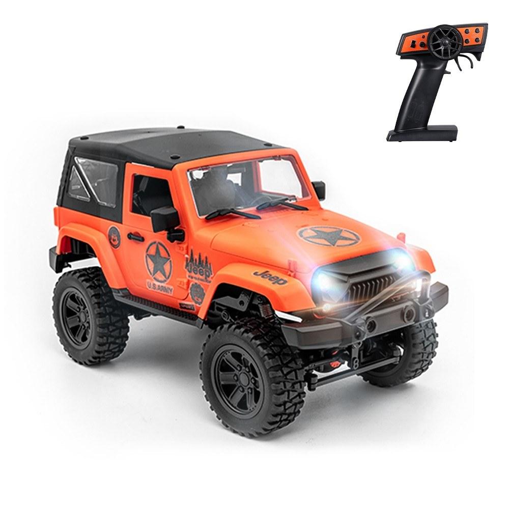 F1 1/14 Scale Remote Control Truck 4WD 2.4GHz Off Road RC Trucks 30km/h High Speed Vehicle Crawler with LED Light RC Racing Car Orange |  Cars Cars Cars