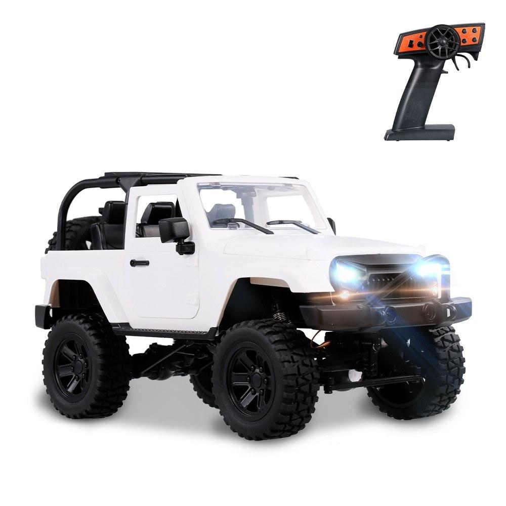 F2 1/14 Scale Remote Control Truck 4WD 2.4GHz Off Road RC Trucks 30km/h High Speed Vehicle Crawler with LED Light RC Racing Car White1 |  Cars Cars Cars