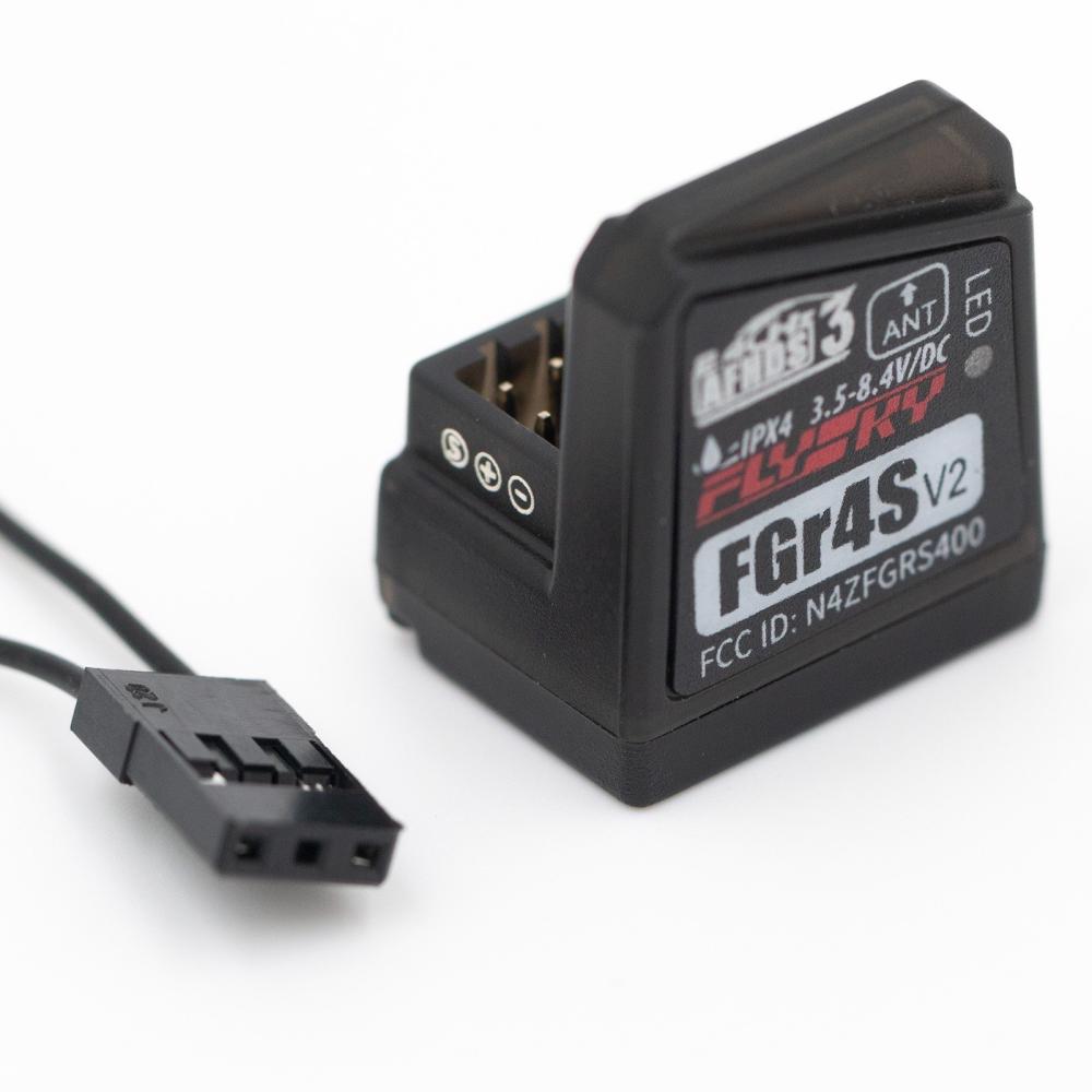 FGR4S V2 Receiver AFHDS 3 Built-in Single-Antenna Bidirectional PWM /PPM / IBUS Output Receiver for NB4 PL18 RC Transmitter Black |  FPV System FPV System Black