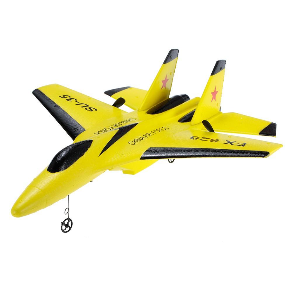 Flybear FX-820 2.4G 2CH Remote Control SU-35 Glider 290mm Wingspan EPP Micro Indoor RC Airplane Aircraft RTF Yellow |  Airplanes Airplanes Airplanes