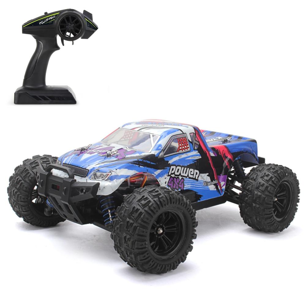 KYAMRC KY-2819A 2.4GHz 1:18 4WD Off-Road Remote Control Crawler Truck 35KM/H High Speed Racing Vehicle Blue |  Cars Cars Blue