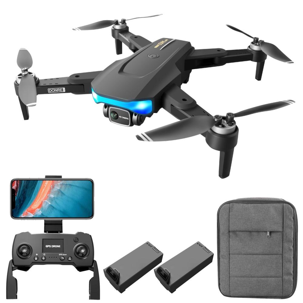 LS-38 5G Wifi GPS  FPV 6K Camera RC Drone EIS Anti-shake Gimbal Brushless Motor Video Aerial Quadcopter Smart Follow Mode Backpack Package Black |  Quadcopter Quadcopter Black