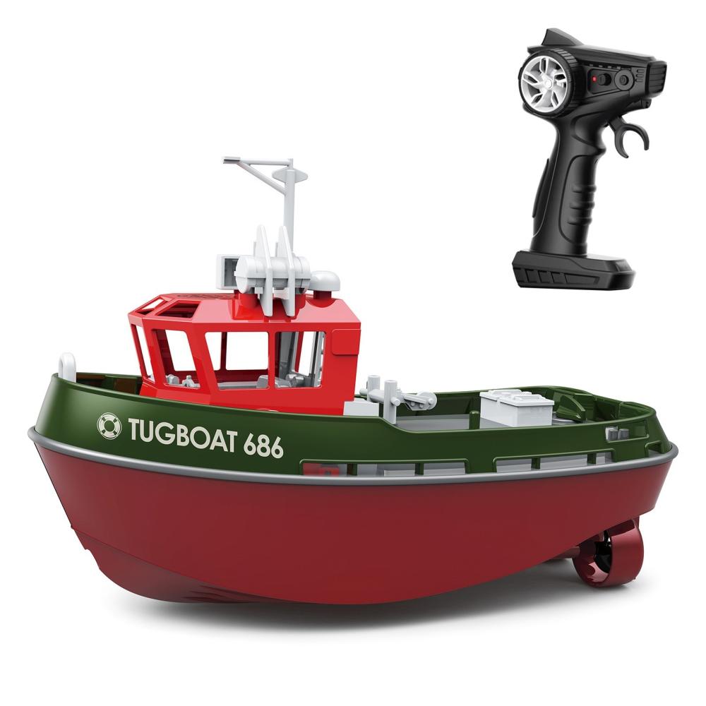 Remote Control Boat, 1:72 Remote Control Boat for Pool & Lake, 2.4GHz Remote Control Tugboat for Adults & Kids Green |  Boats Boats Boats