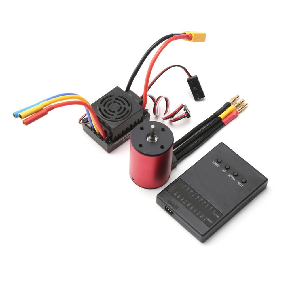 S3650 3100KV Brushless Motor 60A Brushless ESC XT60 Plug Programming Card Replacement for 1/8/1/10 Tamiya Car  |  Car Parts Car Parts Car Parts