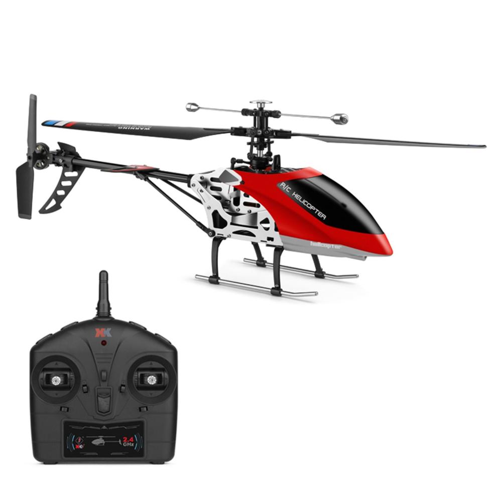 V912-A 2.4GHz 4CH Remote Control Helicopter Altitude Hold RC Helicopters Alloy Fuselage with Function One Key Take off Land Multicolor |  Helicopters Helicopters Helicopters