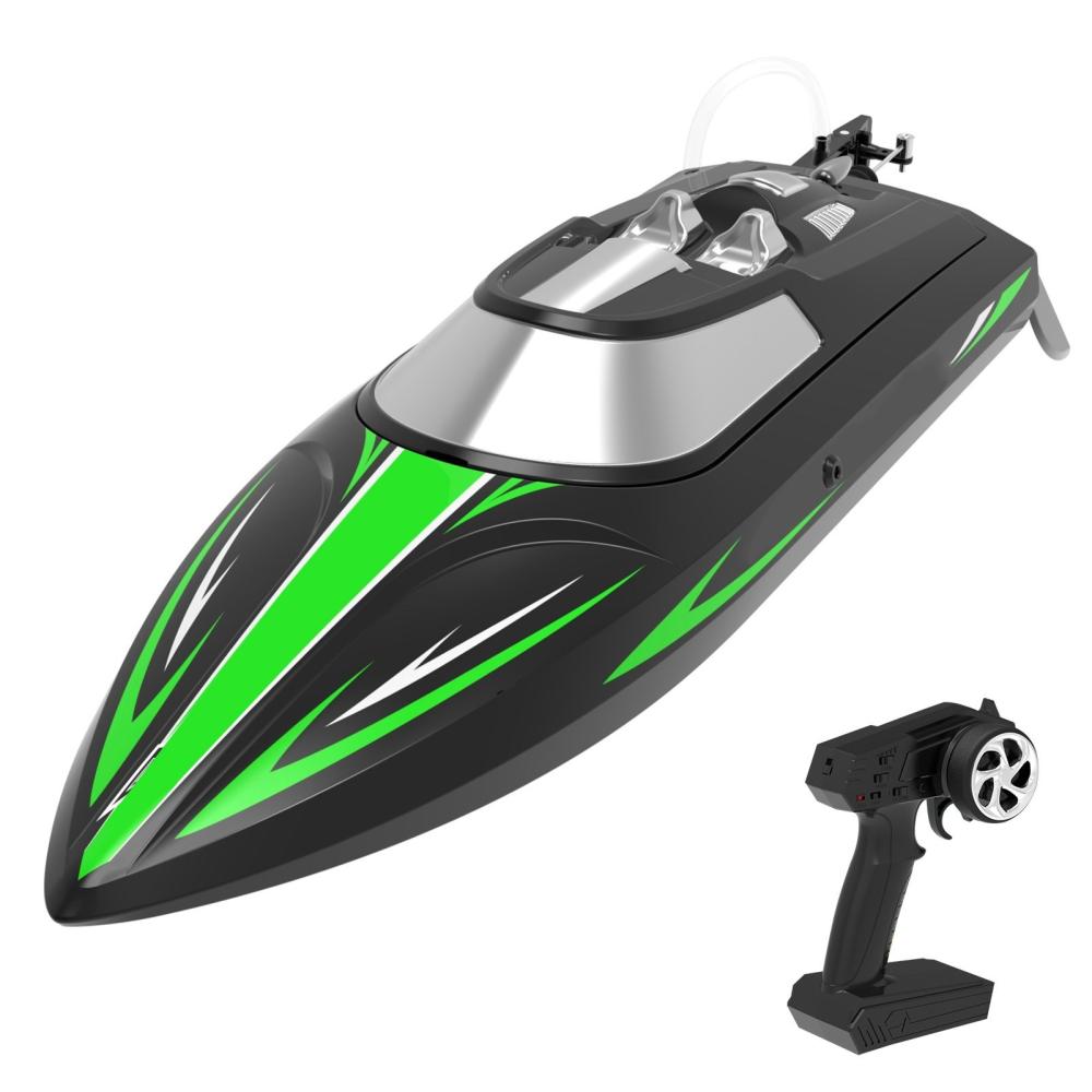 VectorS 2.4GHz 50km/h High Speed Remote Control Boat  Toy Low Battery Alarm Dark Green |  Boats Boats Boats