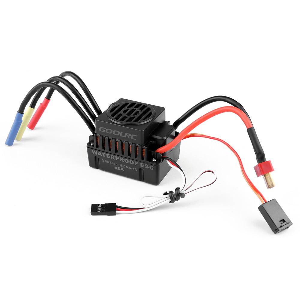 Waterproof 45A Brushless ESC Electric Speed Controller  |  Car Parts Car Parts Car Parts