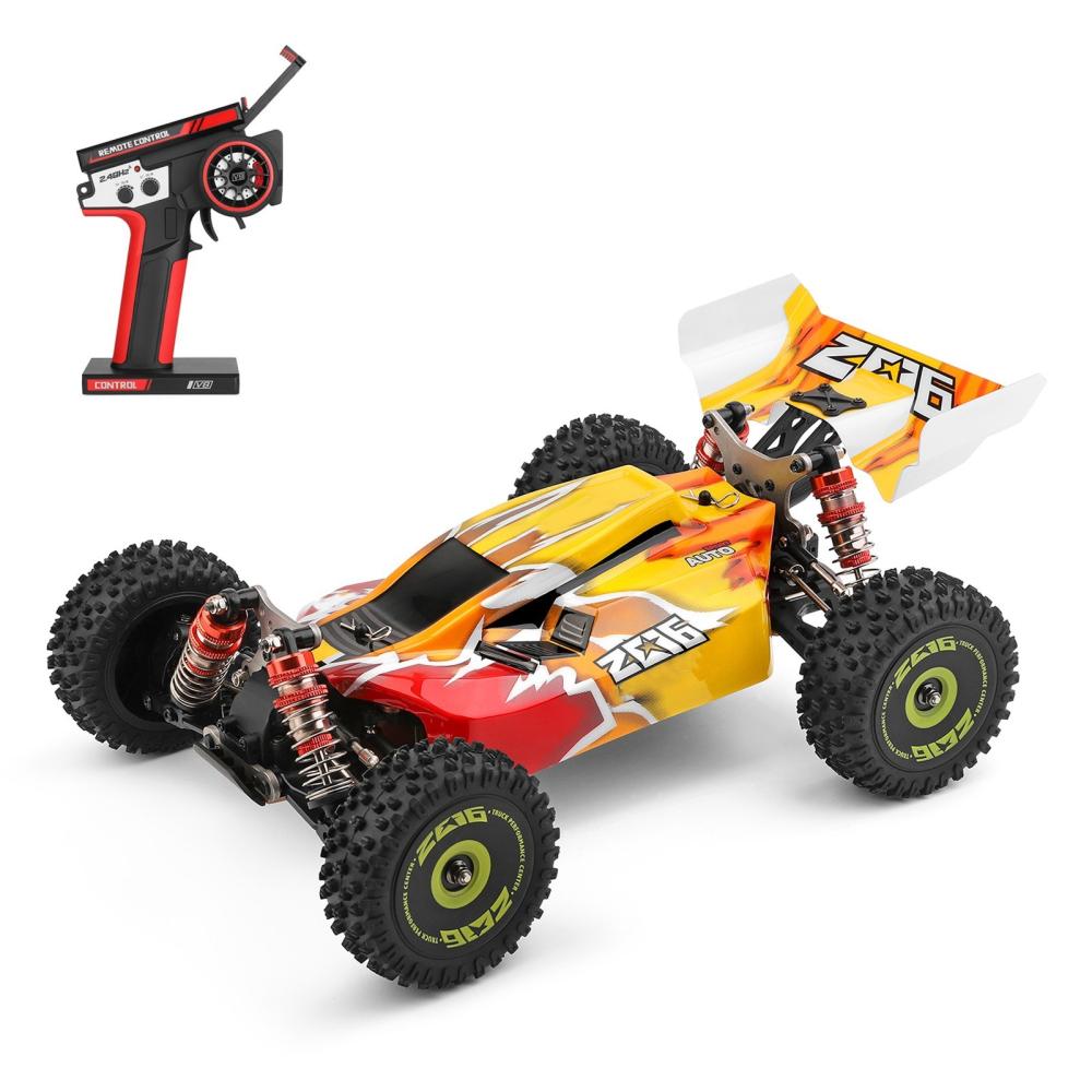 XKS 144010 2.4GHz 4WD Off-Road Car High Speed 75km/h 1/14 Racing Car RTR with Metal Chassis Yellow |  Cars Cars Cars