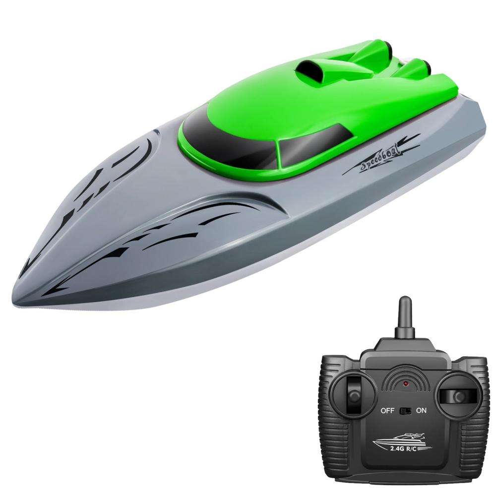 806 2.4G RC Boat 20KM/h Waterproof Toy High Speed RC Boat Racing Boat Green |  Boats Boats Boats